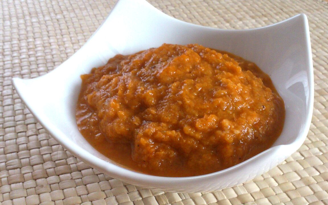 caviar de courge sur un régime préféré